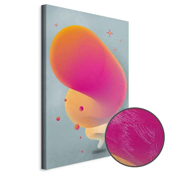 Quadro - Pink Streak (1 Part) Vertical