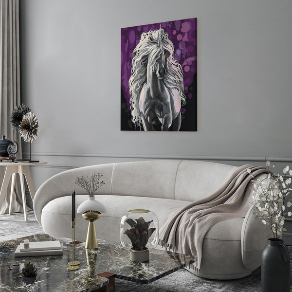 Quadro fai da te - White Unicorn