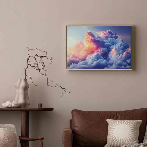 Quadro - Clouds Like Painted: Artistic Brushes of Dawn Painting the Sky