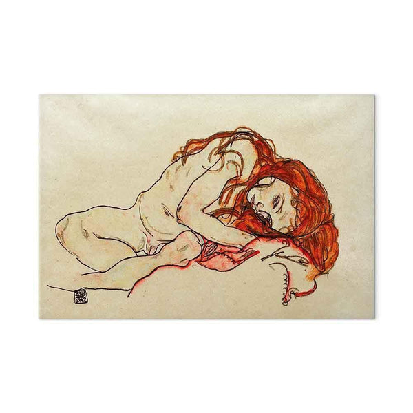 Quadro - Egon Schiele – Crouched Girl With Bowed Head
