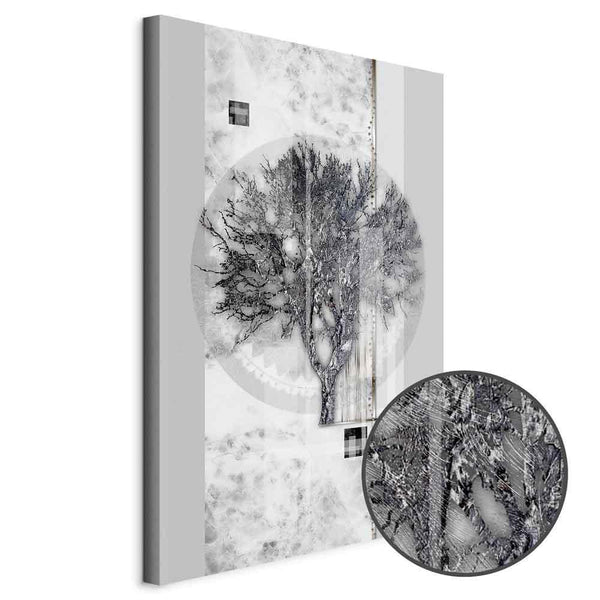 Quadro - Silver Tree (1 Part) Vertical