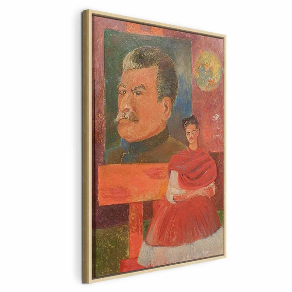 Quadro - Frida Kahlo – Self-Portrait with Stalin