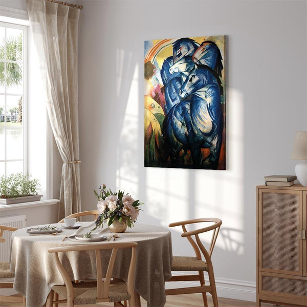 Quadro - Franz Marc – The tower of blue horses