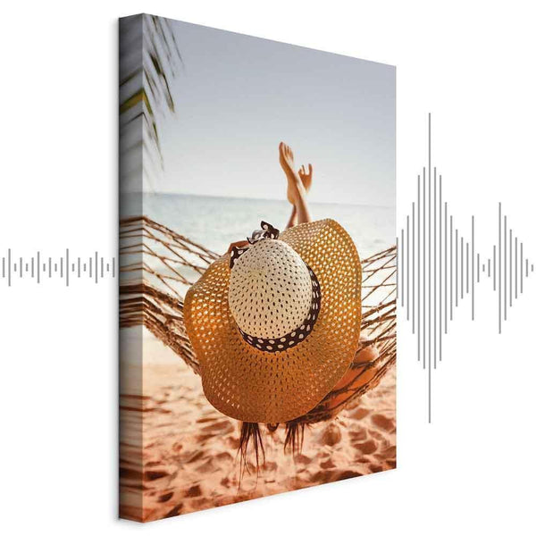 Quadro - Hammock on the Beach (1 Part) Vertical