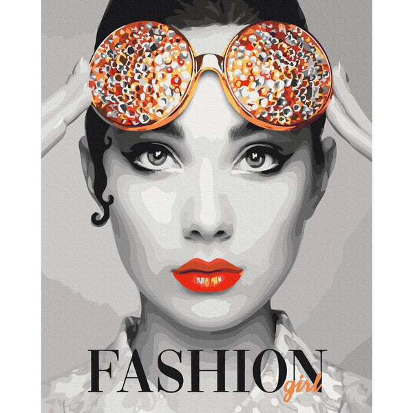 Quadro fai da te - Fashion Girl