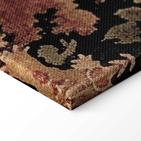 Quadro - Mediterranean landscape - old tapestry with a hill and a lake