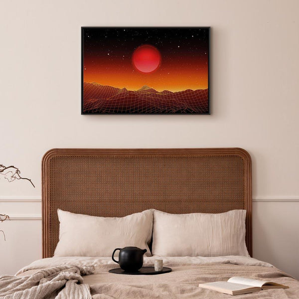 Quadro - Futuristic landscape (1 Part) Wide