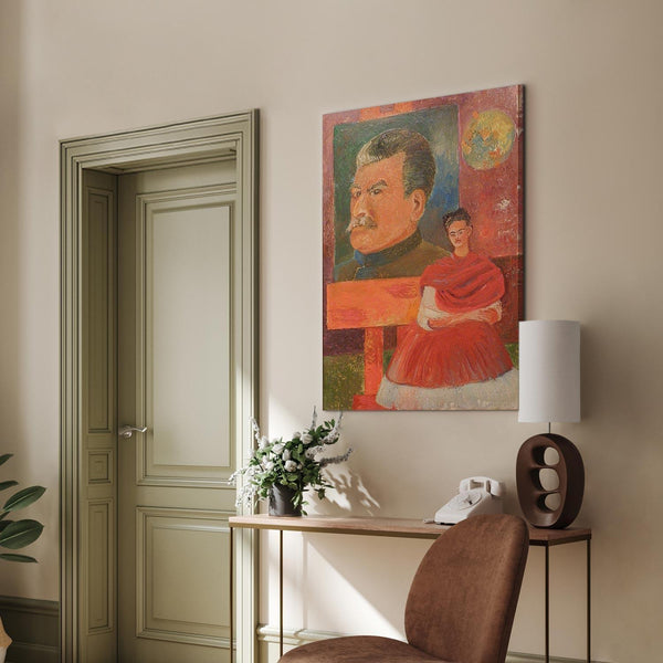 Quadro - Frida Kahlo – Self-Portrait with Stalin