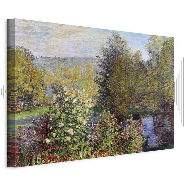 Quadro - Claude Monet – Garden at Montgeron (detail)