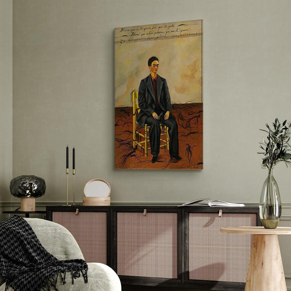 Quadro - Frida Kahlo – Self-Portrait with Cropped Hair