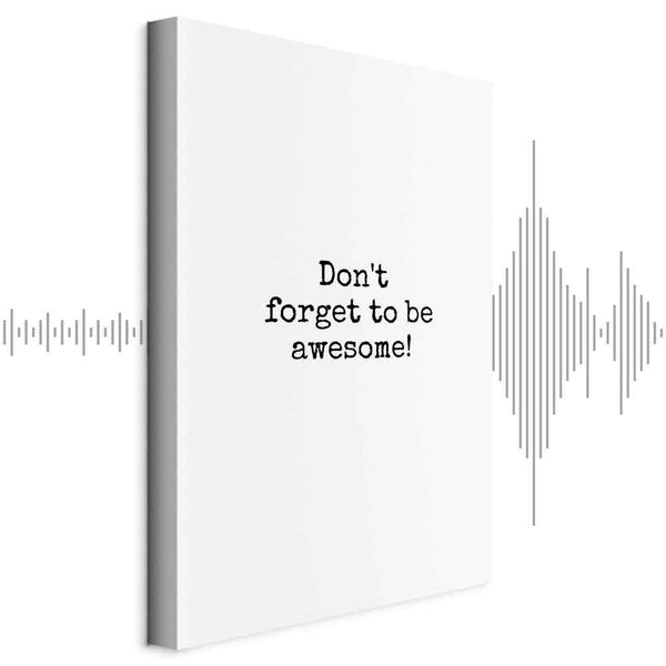 Quadro - Don't Forget to Be Awesome! (1 Part) Vertical