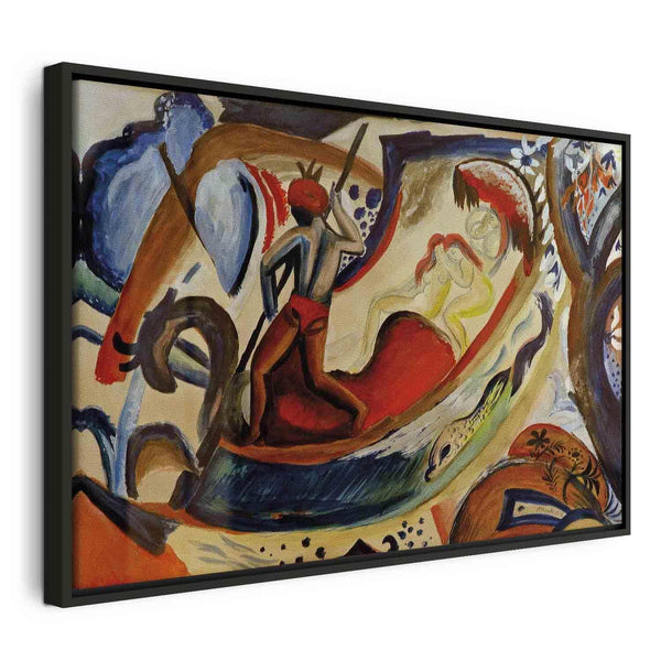 Quadro - August Macke – Nackte Mädchen in der Barke