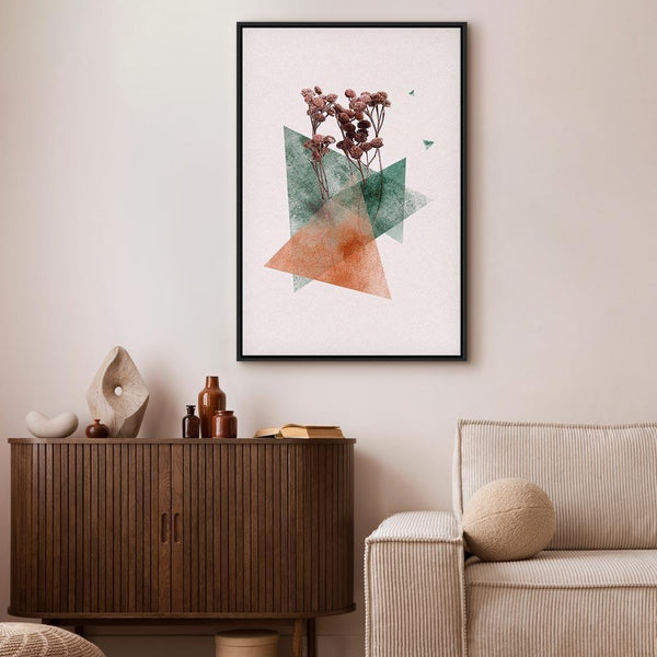Quadro - Modernist Flower (1 Part) Vertical