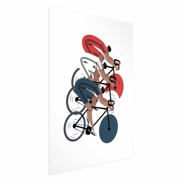 Poster - Olympics - Cycling Race