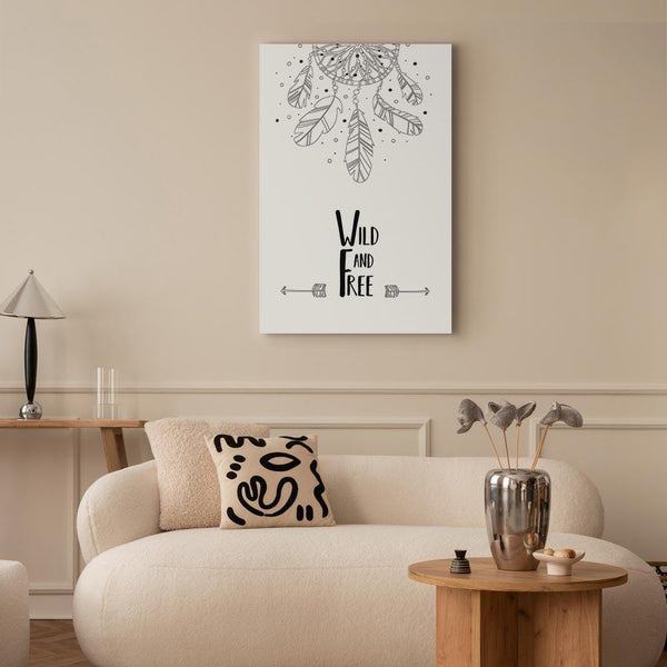 Quadro - Wild and Free (1 Part) Vertical