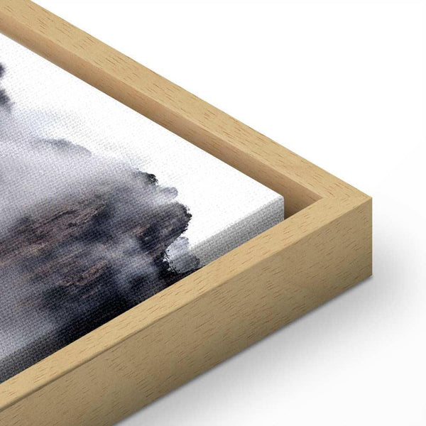Quadro - High Mountains in Mist (1-part) - Landscape of Clouds Amid Rocks