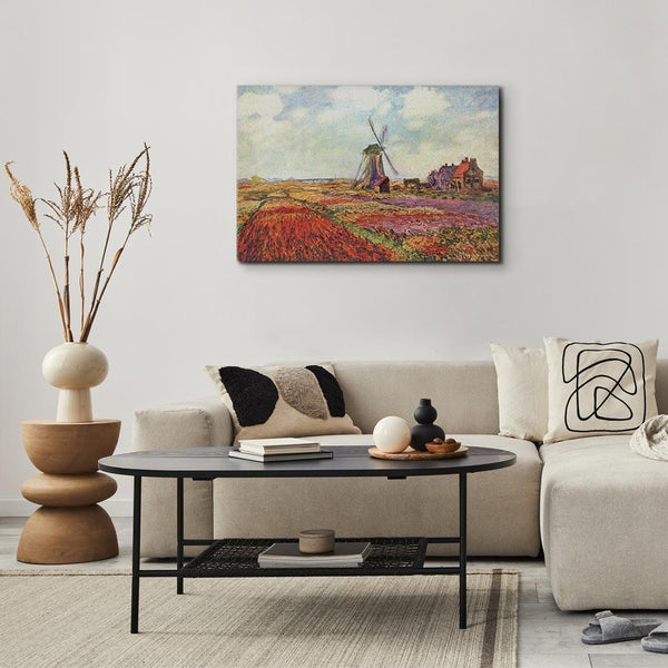 Quadro - Claude Monet – Tulip Fields with Windmill