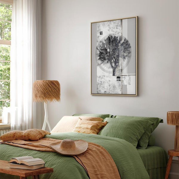 Quadro - Silver Tree (1 Part) Vertical