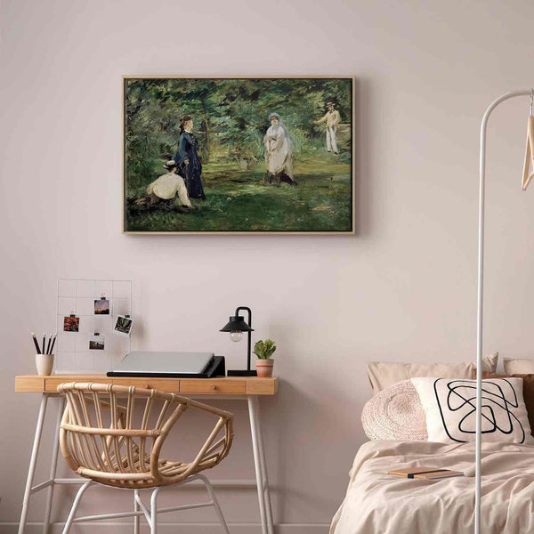 Quadro - Edouard Manet – The Croquet Party in Paris