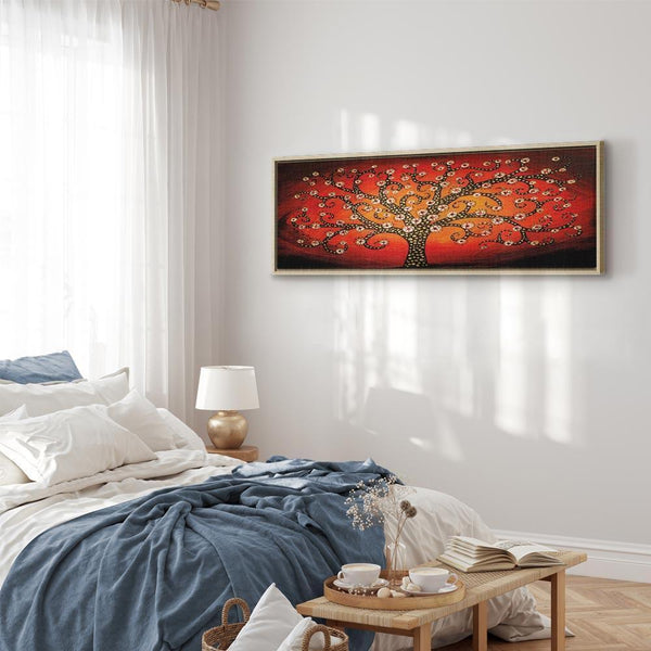 Quadro - Fiery Tree (1 Part) Narrow