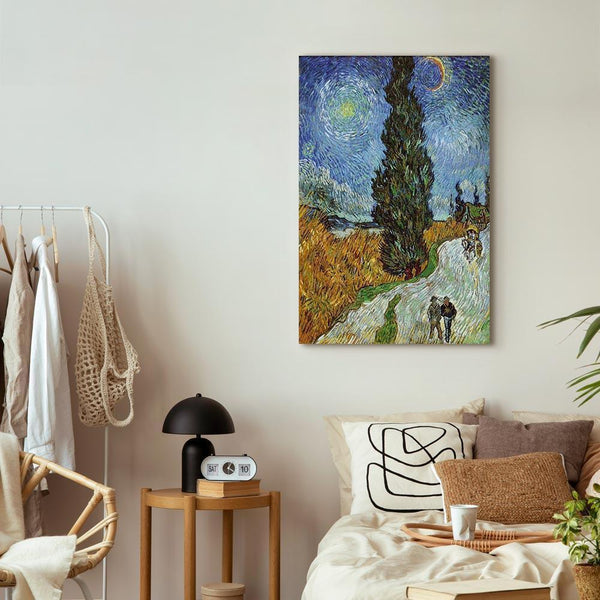 Quadro - Vincent van Gogh – Road with Cypress and Star