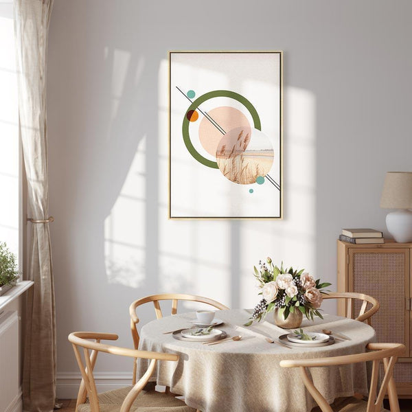 Quadro - Geometric Landscape (1 Part) Vertical