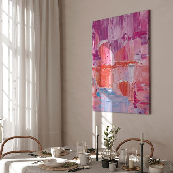 Quadro - Colorful Contrasts - Energetic Color Transitions in Shades of Pink