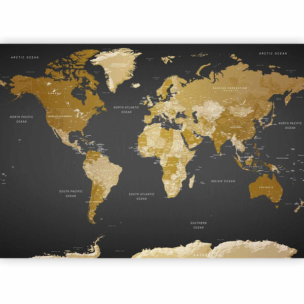 Carta da parati - World Map: Modern Geography