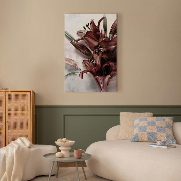Quadro - Floral Form (1 Part) Vertical
