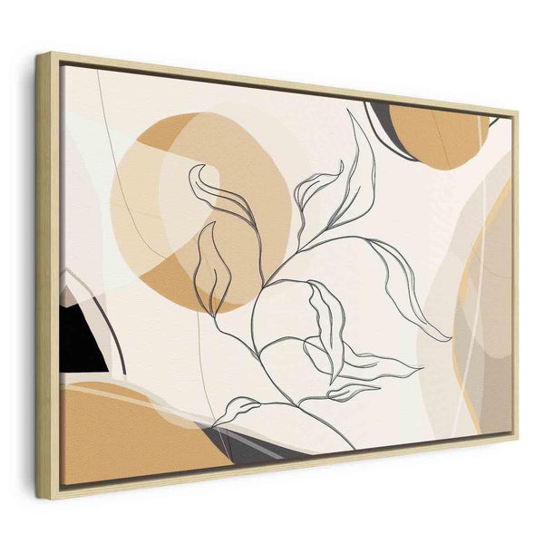 Quadro - Landscape with a leaf