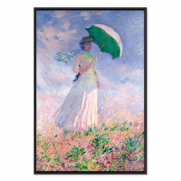 Quadro - Claude Monet – Woman with a Parasol, facing right
