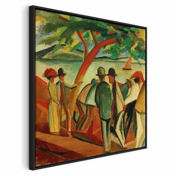 Quadro - August Macke – Spaziergänger am See