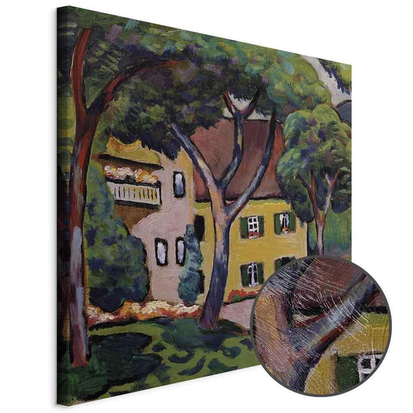 Quadro - August Macke – Staudacherhaus in Tegernsee