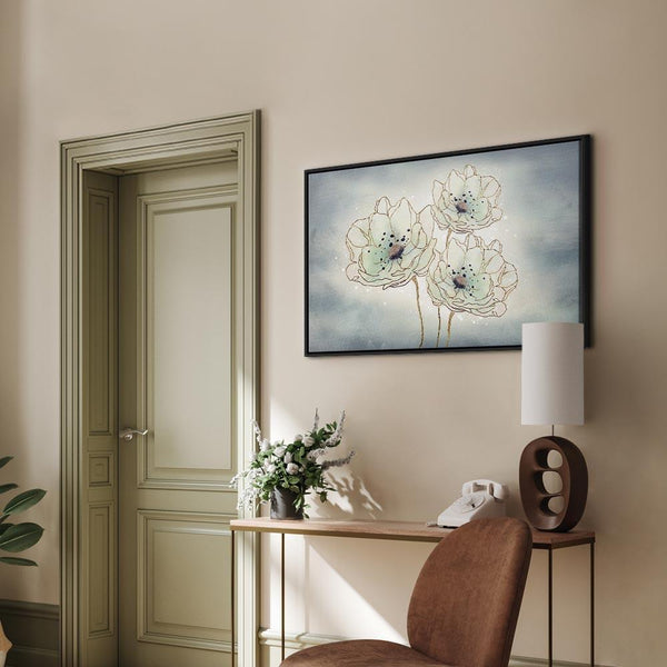 Quadro - Ocean Flowers (1 Part) Wide