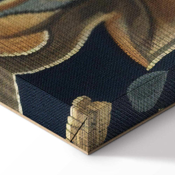 Quadro - Tapestry Large Flowers Retro Floral Motif in Kilim Style