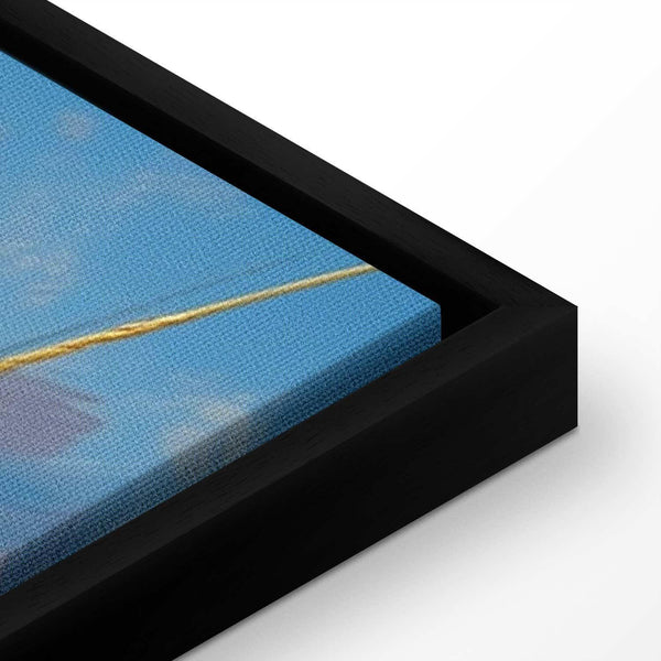 Quadro - Seascape – wildflowers and a view of the rough sea