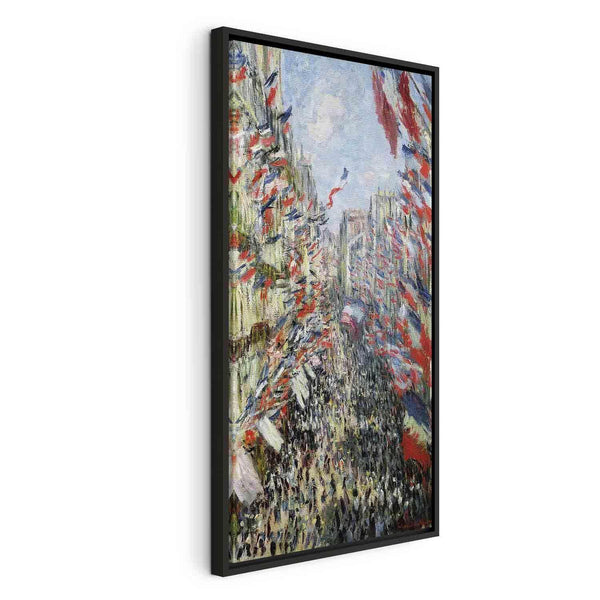Quadro - Claude Monet – The Rue Montorgueil in Paris, Celebration of June 30, 1886