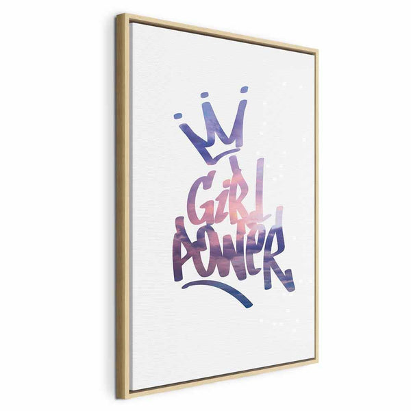 Quadro - Girl Power (1 Part) Vertical