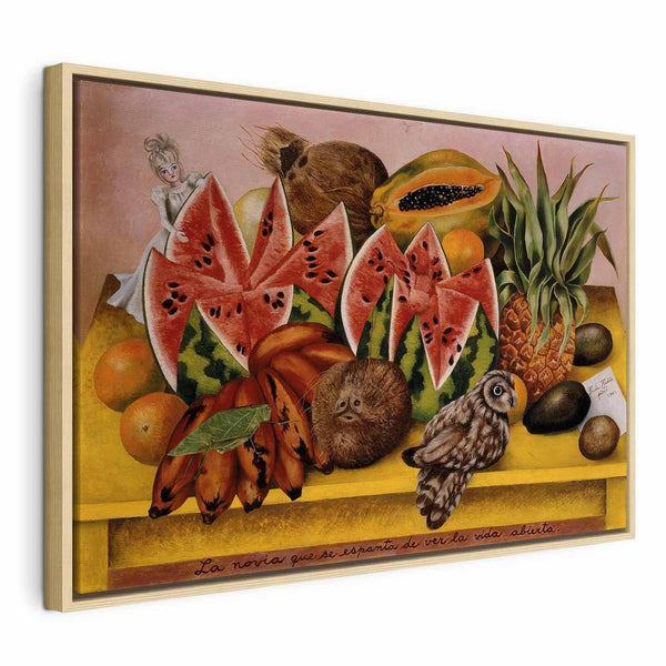 Quadro - Frida Kahlo – A Bride Frightened at the Sight of Life Opened