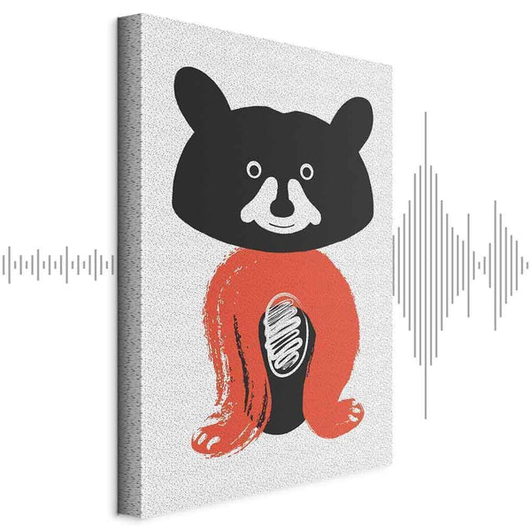 Quadro - Nice Mr Raccoon (1 Part) Vertical