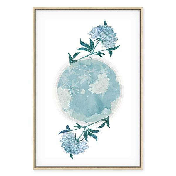 Quadro - Floral Planet (1 Part) Vertical
