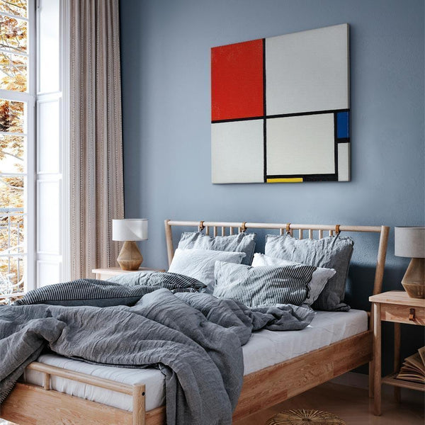 Quadro - Piet Mondrian – Composition No III, with red, blue, yellow and black