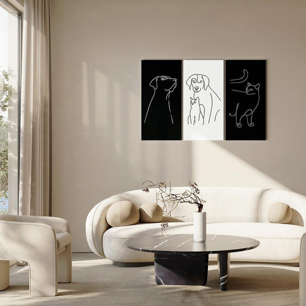 Quadro - Domestic Animals (3 Parts)