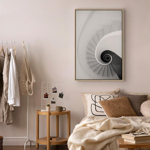 Quadro - White Stairs (1 Part) Vertical