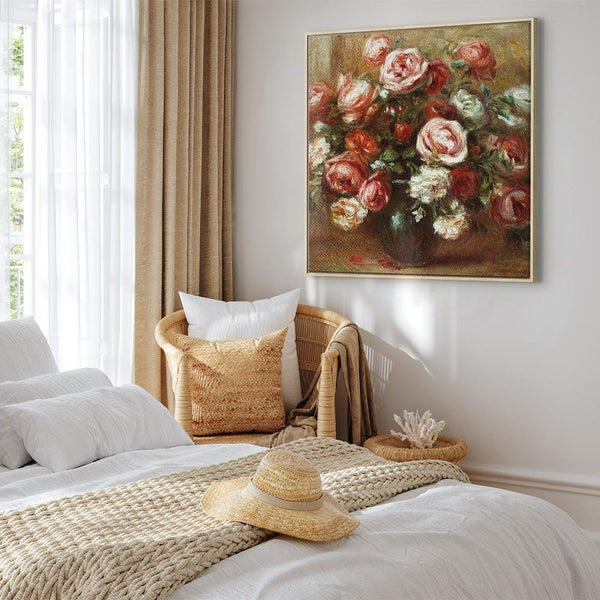 Quadro - Pierre-Auguste Renoir – Still Life with Roses