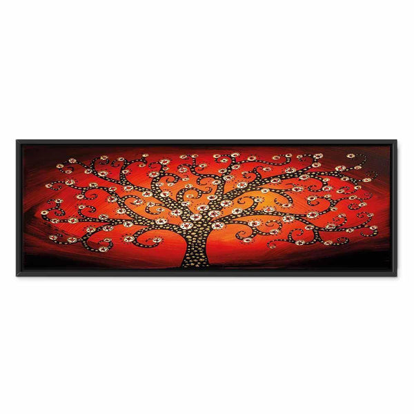 Quadro - Fiery Tree (1 Part) Narrow