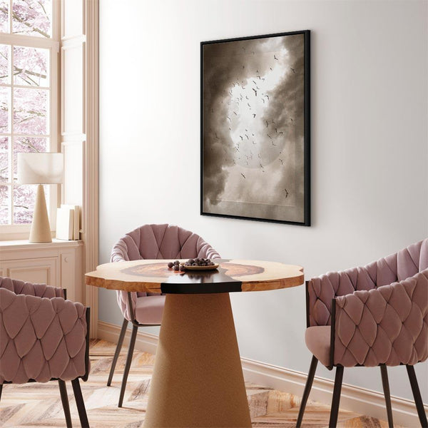 Quadro - Birds in the Clouds (1 Part) Vertical