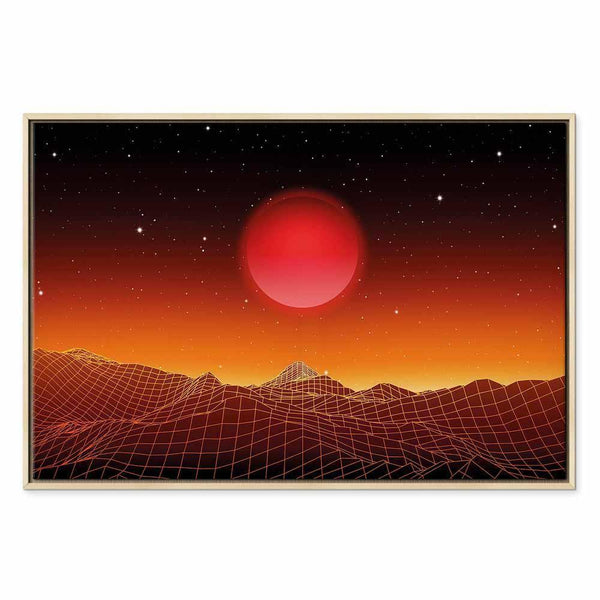 Quadro - Futuristic landscape (1 Part) Wide