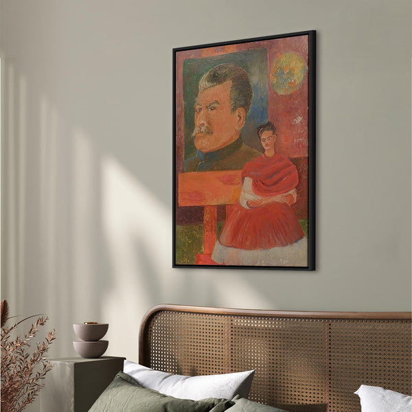 Quadro - Frida Kahlo – Self-Portrait with Stalin