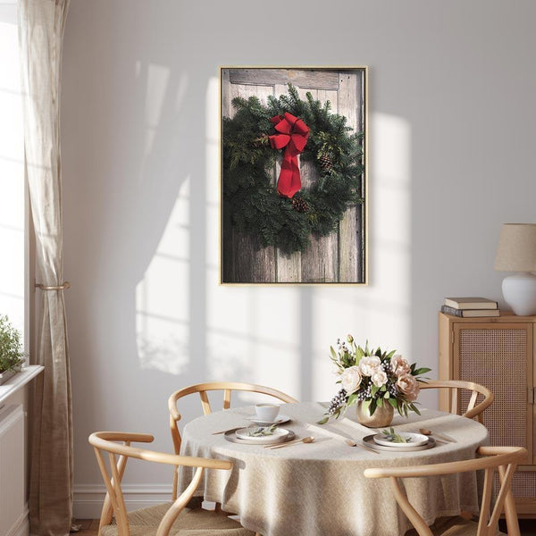 Quadro - Christmas Wreath (1 Part) Vertical